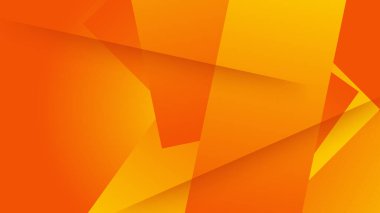 Modern orange yellow abstract background paper shine and layer element vector for presentation design. Suit for business, corporate, institution, party, festive, seminar, and talks.