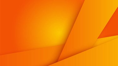Modern orange yellow abstract background paper shine and layer element vector for presentation design. Suit for business, corporate, institution, party, festive, seminar, and talks.