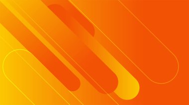 Modern orange yellow abstract background paper shine and layer element vector for presentation design. Suit for business, corporate, institution, party, festive, seminar, and talks.