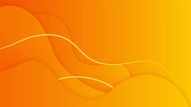 Modern orange yellow abstract background paper shine and layer element vector for presentation design. Suit for business, corporate, institution, party, festive, seminar, and talks.