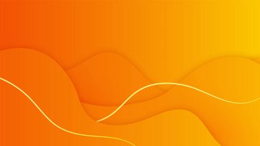 Modern orange yellow abstract background paper shine and layer element vector for presentation design. Suit for business, corporate, institution, party, festive, seminar, and talks.