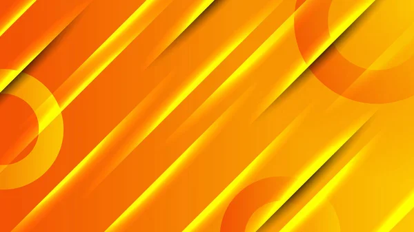 Modern Orange Yellow Abstract Background Paper Shine Layer Element Vector — Wektor stockowy