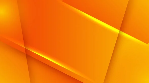 Modern Orange Yellow Abstract Background Paper Shine Layer Element Vector — стоковый вектор