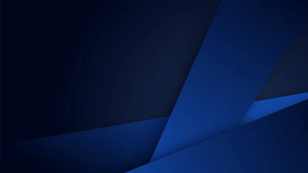 Modern Dark Blue Abstract Background Paper Shine Layer Element Vector — стоковый вектор
