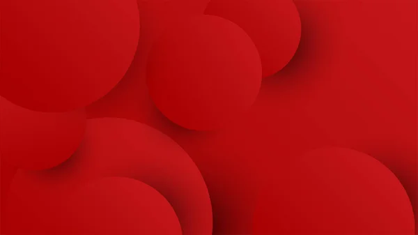 Modern Red Abstract Background Paper Shine Layer Element Vector Presentation — Stockvektor