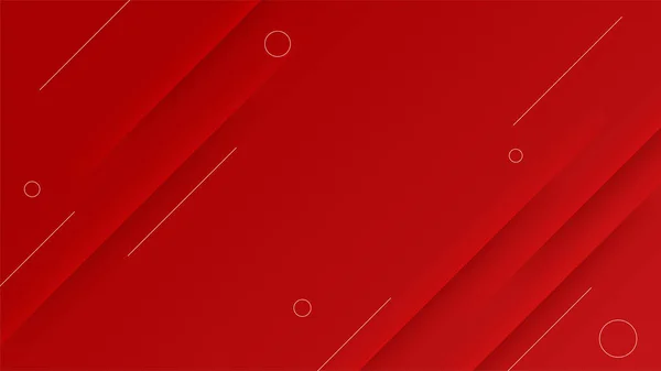 Modern Red Abstract Background Paper Shine Layer Element Vector Presentation — Vetor de Stock