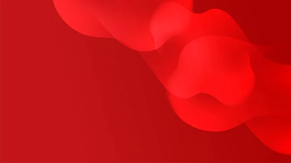 Modern Red Abstract Background Paper Shine Layer Element Vector Presentation — Stockvektor