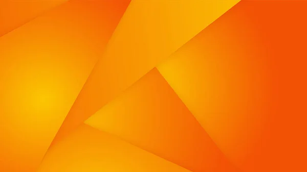 Modern Orange Yellow Abstract Background Paper Shine Layer Element Vector — ストックベクタ