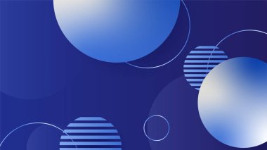 Dark blue abstract background geometry shine and layer element vector for presentation design. Suit for business, corporate, institution, party, festive, seminar, and talks.