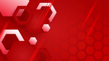 Dark red abstract background geometry shine and layer element vector for presentation design. Suit for business, corporate, institution, party, festive, seminar, and talks.