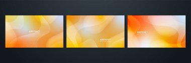 Orange yellow abstract background geometry shine and layer element vector for presentation design. Suit for business, corporate, institution, party, festive, seminar, and talks.