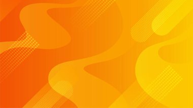 Orange yellow abstract background geometry shine and layer element vector for presentation design. Suit for business, corporate, institution, party, festive, seminar, and talks.