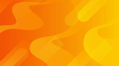Orange yellow abstract background geometry shine and layer element vector for presentation design. Suit for business, corporate, institution, party, festive, seminar, and talks.
