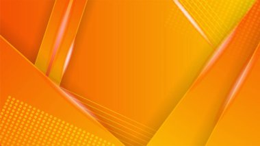 Orange yellow abstract background geometry shine and layer element vector for presentation design. Suit for business, corporate, institution, party, festive, seminar, and talks.