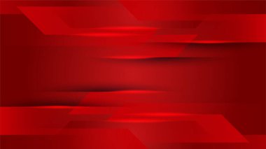 Dark red abstract background geometry shine and layer element vector for presentation design. Suit for business, corporate, institution, party, festive, seminar, and talks.