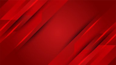 Dark red abstract background geometry shine and layer element vector for presentation design. Suit for business, corporate, institution, party, festive, seminar, and talks.