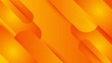 Orange yellow abstract background geometry shine and layer element vector for presentation design. Suit for business, corporate, institution, party, festive, seminar, and talks.