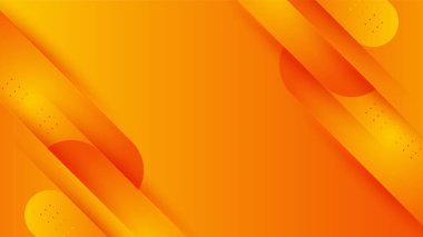 Orange yellow abstract background geometry shine and layer element vector for presentation design. Suit for business, corporate, institution, party, festive, seminar, and talks.