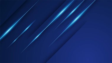 Dark blue abstract background geometry shine and layer element vector for presentation design. Suit for business, corporate, institution, party, festive, seminar, and talks.