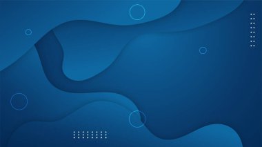 Dark blue abstract background geometry shine and layer element vector for presentation design. Suit for business, corporate, institution, party, festive, seminar, and talks.