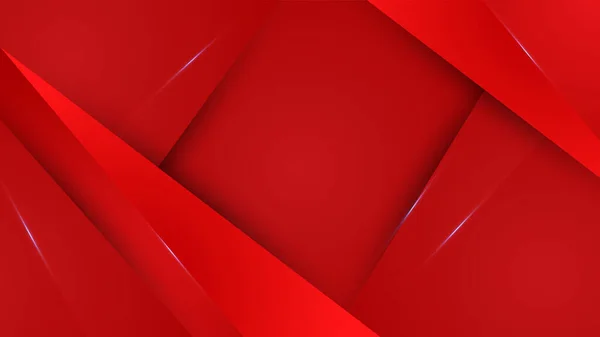 Dark Red Abstract Background Geometry Shine Layer Element Vector Presentation — Vetor de Stock