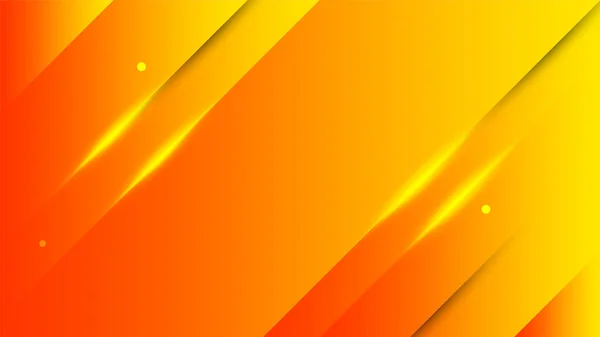 Orange Yellow Abstract Background Geometry Shine Layer Element Vector Presentation — Stock vektor