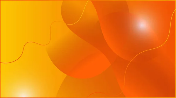 Orange Yellow Abstract Background Geometry Shine Layer Element Vector Presentation — 스톡 벡터