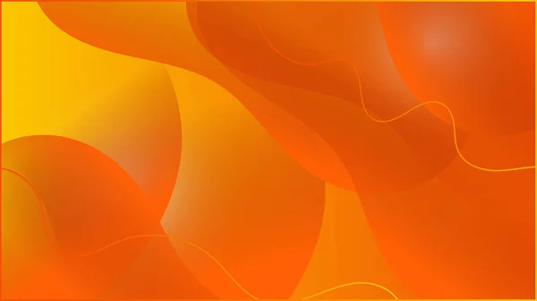 Orange Yellow Abstract Background Geometry Shine Layer Element Vector Presentation — Wektor stockowy