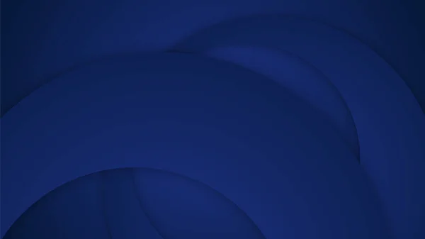 Dark Blue Abstract Background Geometry Shine Layer Element Vector Presentation — Wektor stockowy