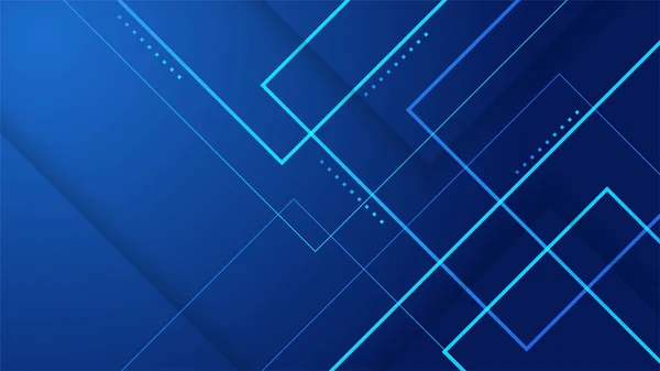 Dark Blue Abstract Background Geometry Shine Layer Element Vector Presentation — Image vectorielle