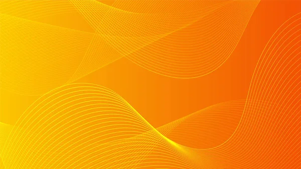Orange Yellow Abstract Background Geometry Shine Layer Element Vector Presentation — ストックベクタ