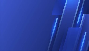 Dark blue abstract background paper shine and layer element vector for presentation design. Suit for business, corporate, institution, party, festive, seminar, and talks.