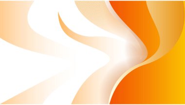 Elegant minimalis orange and white presentation design background