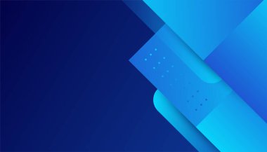 Dark blue abstract background paper shine and layer element vector for presentation design. Suit for business, corporate, institution, party, festive, seminar, and talks.