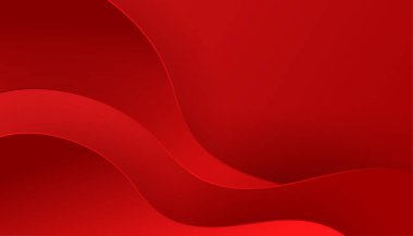 Çizgili soyut kırmızı vektör arka planı