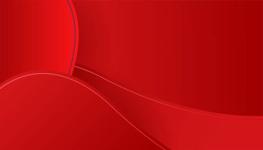 Çizgili soyut kırmızı vektör arka planı