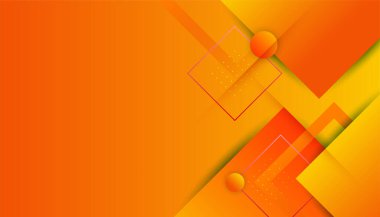 Modern professional orange presentation design background