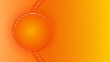 Modern professional orange presentation design background