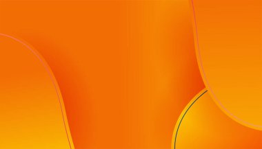 Modern professional orange presentation design background