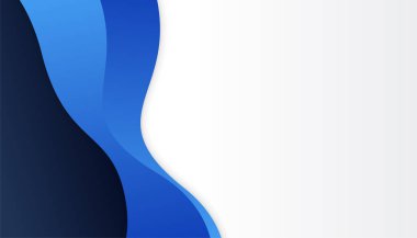 Dark blue abstract background paper shine and layer element vector for presentation design. Suit for business, corporate, institution, party, festive, seminar, and talks.