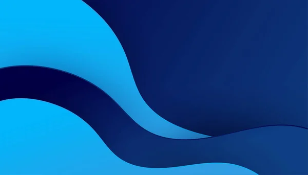 Dark Blue Abstract Background Paper Shine Layer Element Vector Presentation — Image vectorielle
