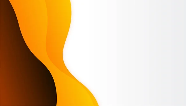 Modern Clean Style Orange Black White Presentation Design Background — Stock vektor