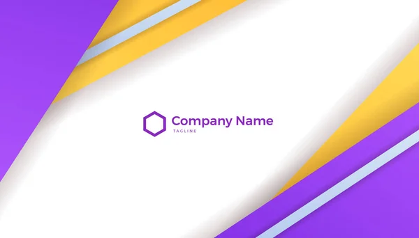 Colorful Business Card Background Background Presentation Design Banner Brochure Business — 스톡 벡터