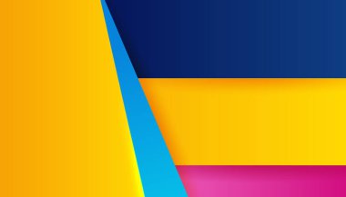 Modern colorful abstract curve lines geometric background for presentation design, banner, brochure, and business card