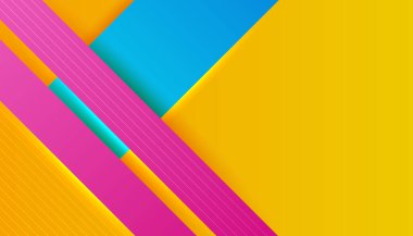 Modern colorful abstract curve lines geometric background for presentation design, banner, brochure, and business card