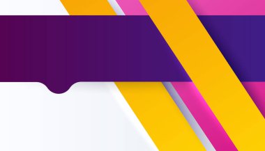 Modern colorful abstract curve lines geometric background for presentation design, banner, brochure, and business card