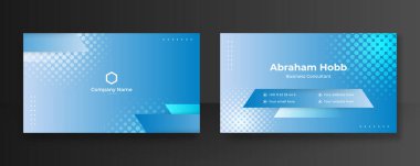 Modern Mavi İş Kartı - Yaratıcı ve Temiz İş Kartı Şablonu