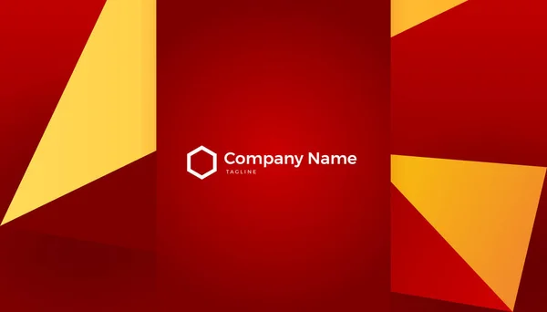 Colorful Business Card Background Background Presentation Design Banner Brochure Business — Wektor stockowy