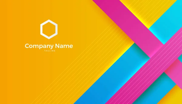 Business Card Design Colorful Elegant Abstract Pattern Modern Concept Colorful — 图库矢量图片