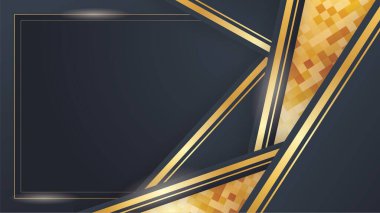 Lüks Siyah ve Altın Özgeçmiş